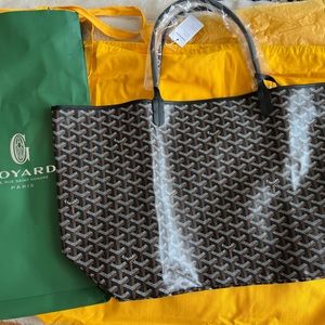 Goyard GM Tote Black Authentic NWT